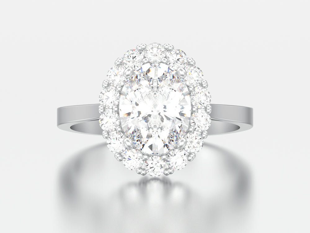 Popular Styles for Oval Cut Diamond Halo Designs, Part 1