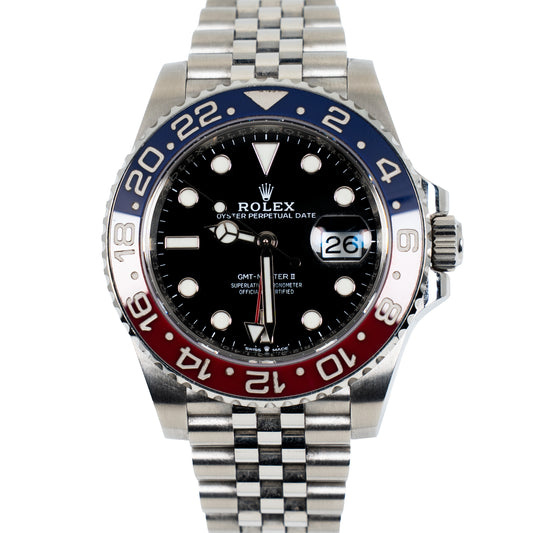 2020 Rolex GMT-Master II “Pepsi” Ref. 126710BLRO Jubilee – Box & Papers