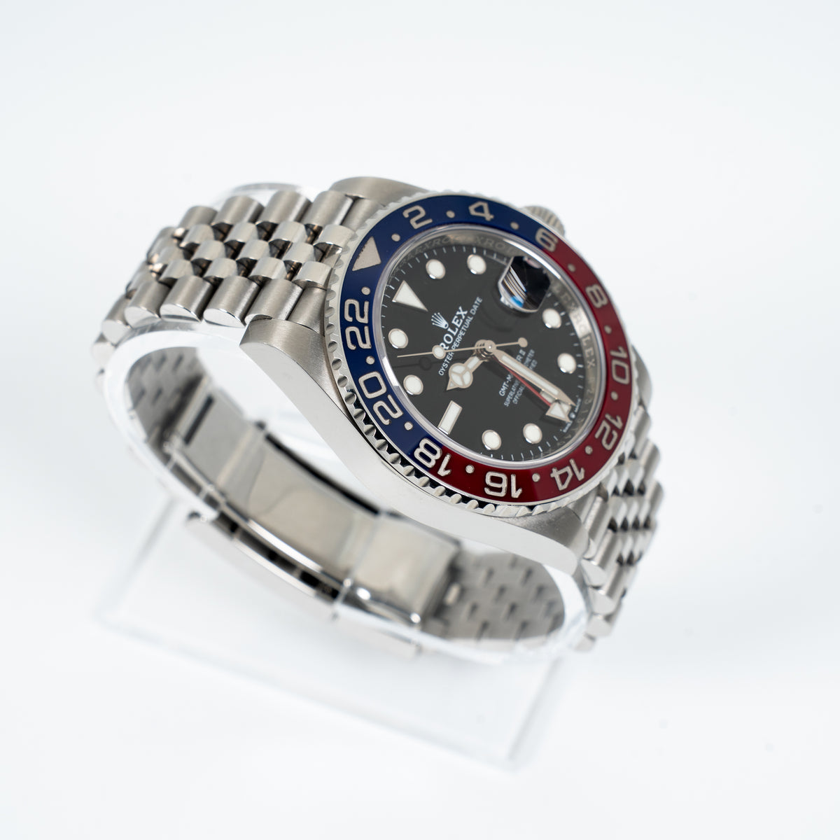2020 Rolex GMT-Master II “Pepsi” Ref. 126710BLRO Jubilee – Box & Papers