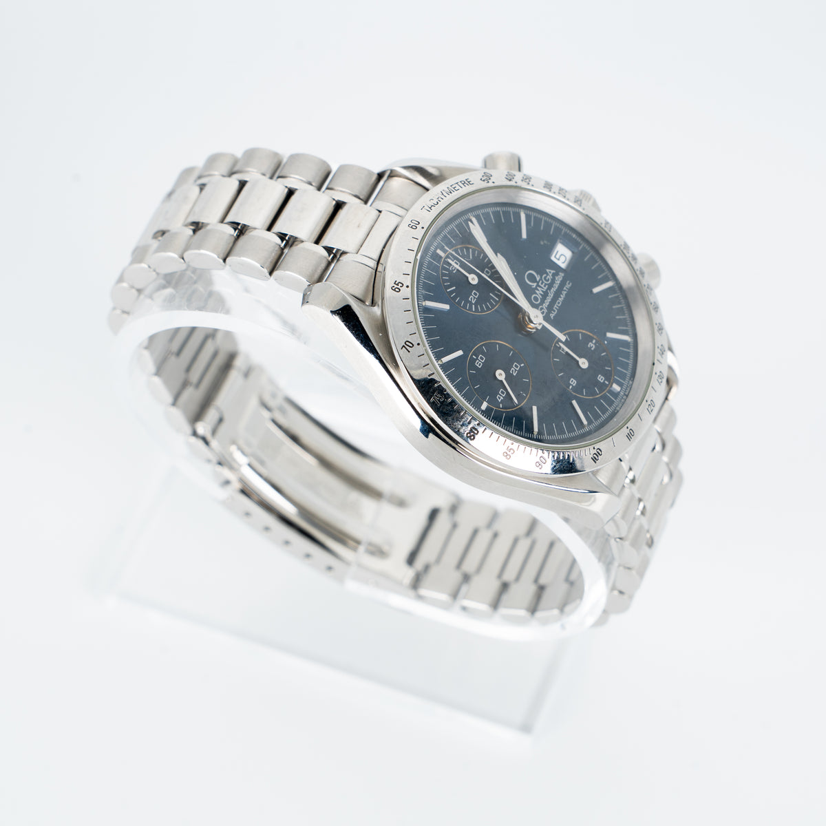 Omega Speedmaster Date 39mm Blue Dial Stainless Steel Ref. 3511.80