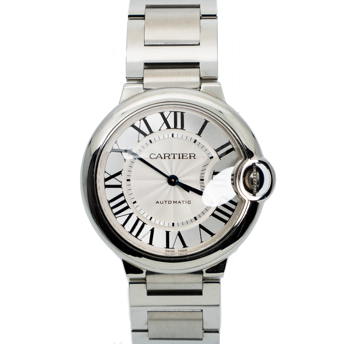 Cartier Ballon Bleu 36mm Automatic Ref. 4372 – Silver Dial Stainless Steel