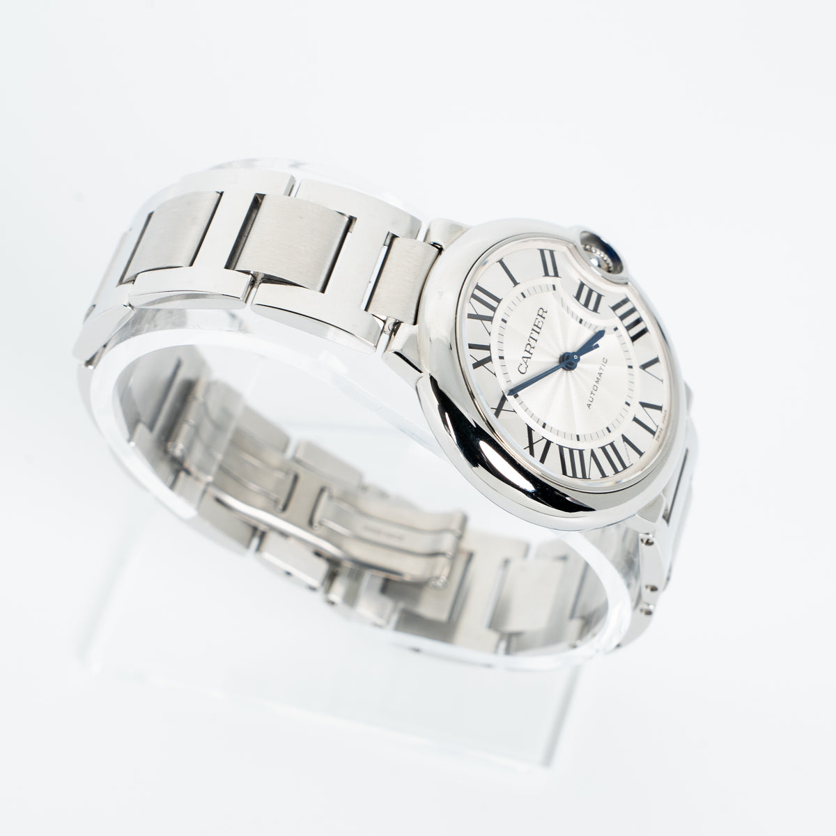 Cartier Ballon Bleu 36mm Automatic Ref. 4372 – Silver Dial Stainless Steel