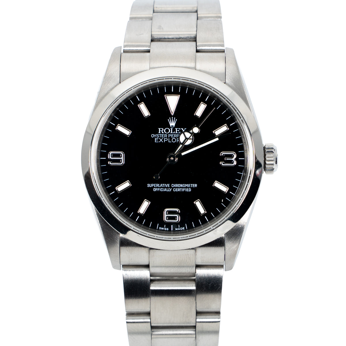 2008 Rolex Explorer 36mm Ref. 114270 Black Dial Oyster Bracelet – With Box