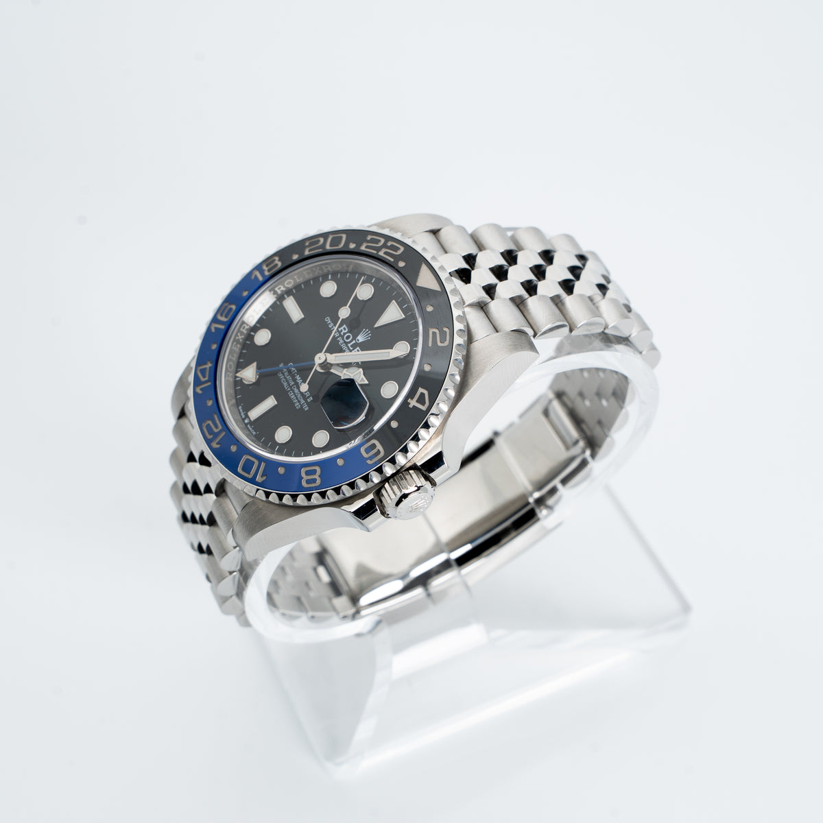 2020 Rolex GMT-Master II “Batgirl” Ref. 126710BLNR Jubilee – Box & Papers