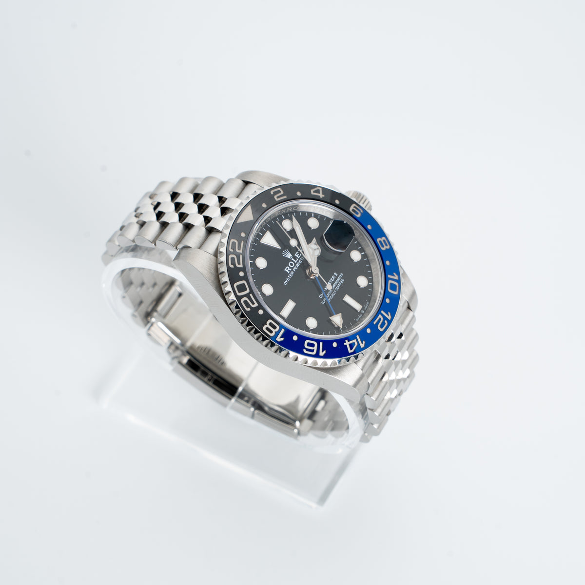 2020 Rolex GMT-Master II “Batgirl” Ref. 126710BLNR Jubilee – Box & Papers