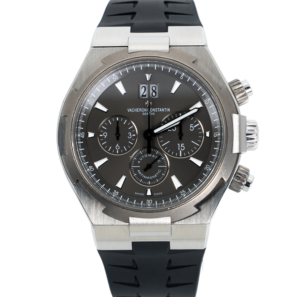 2017 Vacheron Constantin Overseas Chronograph 42mm Ref. 49150 Gray Dial – With Papers
