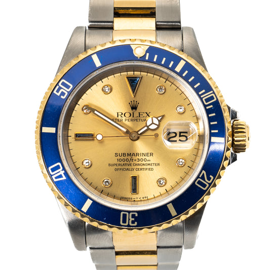 Rolex Submariner Date Ref. 16613 "Serti" Dial