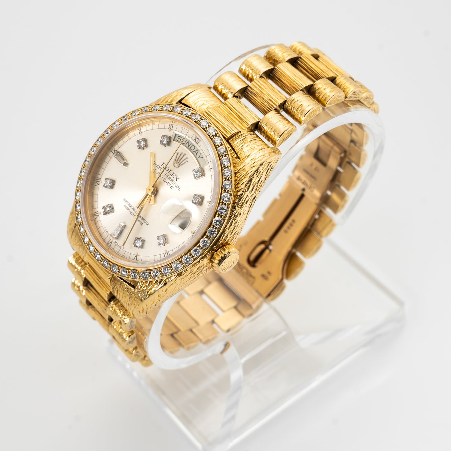 Rolex Day-Date Ref. 18038 Diamond Bezel/Dial