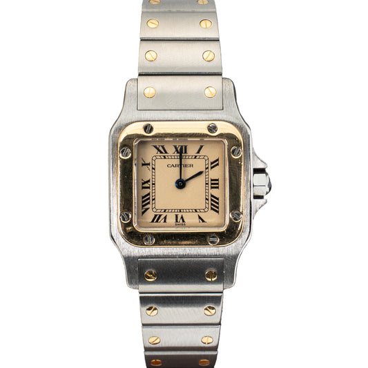 Cartier Santos Galbée Two-Tone Small Model