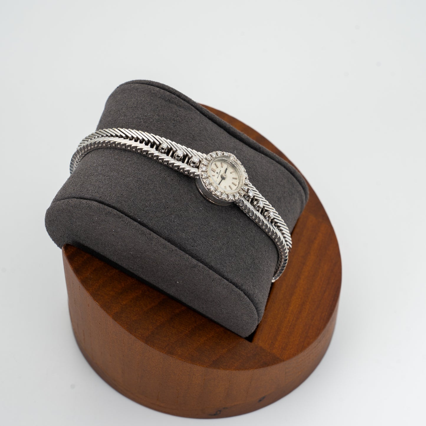 Vintage Bucherer Ladies Diamond Watch in 18kt White Gold
