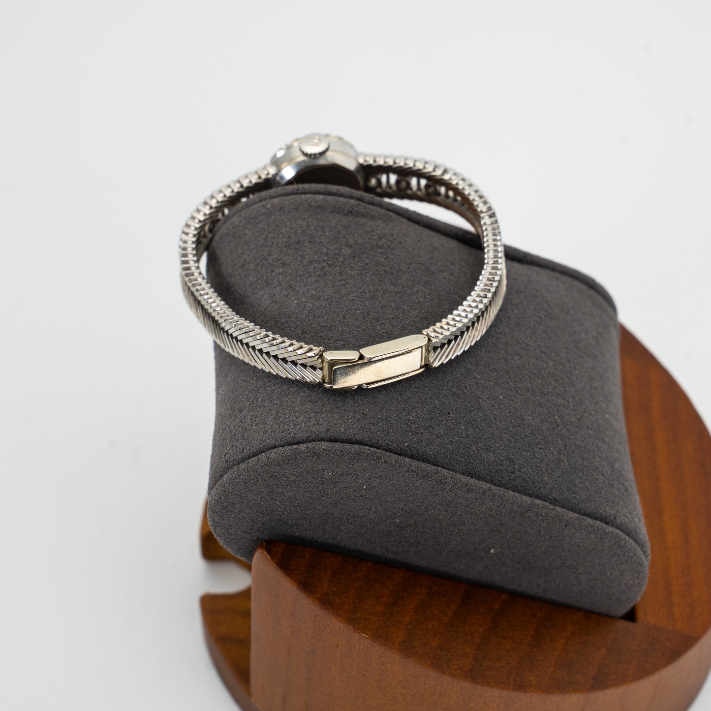 Vintage Bucherer Ladies Diamond Watch in 18kt White Gold