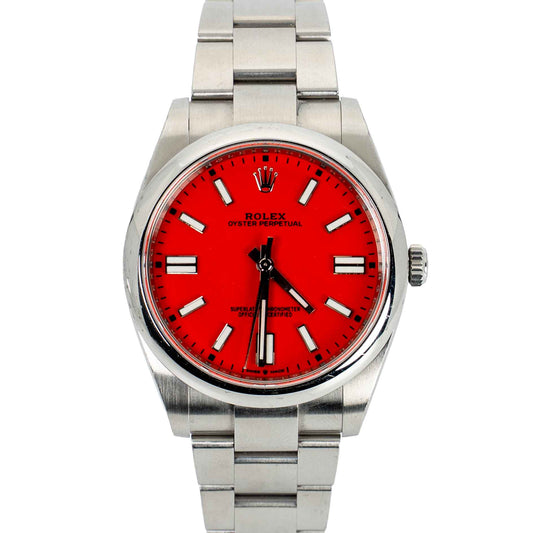 Rolex Oyster Perpetual Ref. 124300 “Coral Dial"